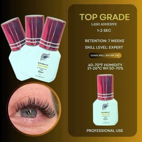 Eyelash Glue TOP GRADE 1-2 seconds