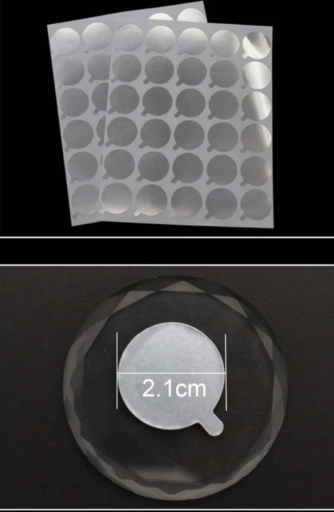 Disposable Eyelash Extension Glue Tinfoil Stickers/Glue Foil Holder Pallet 150pcs