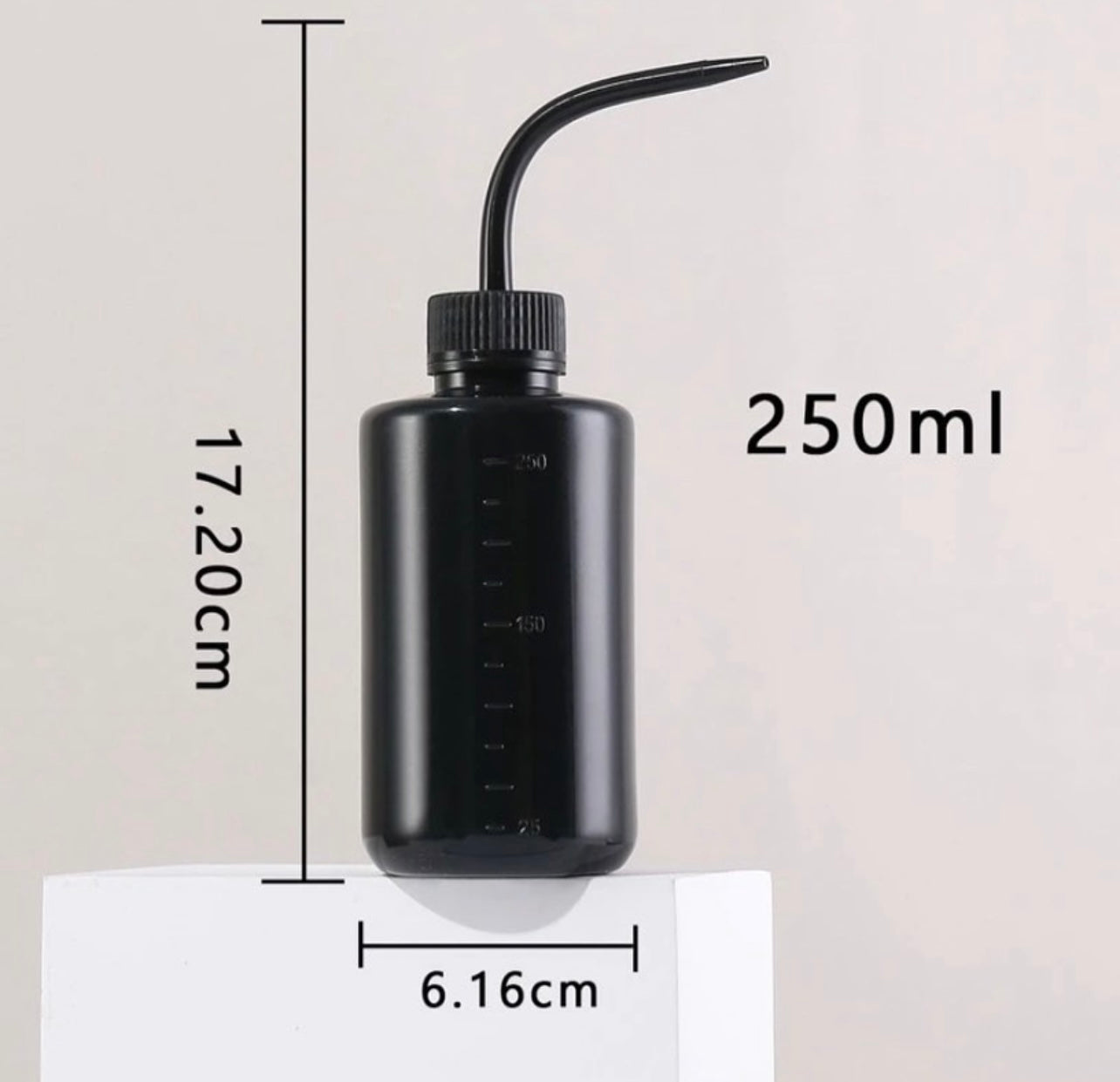 Eyelash Cleaning bottle with curved spout 250ML
