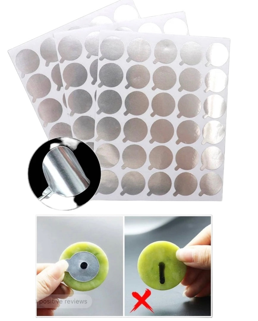 Disposable Eyelash Extension Glue Tinfoil Stickers/Glue Foil Holder Pallet 150pcs