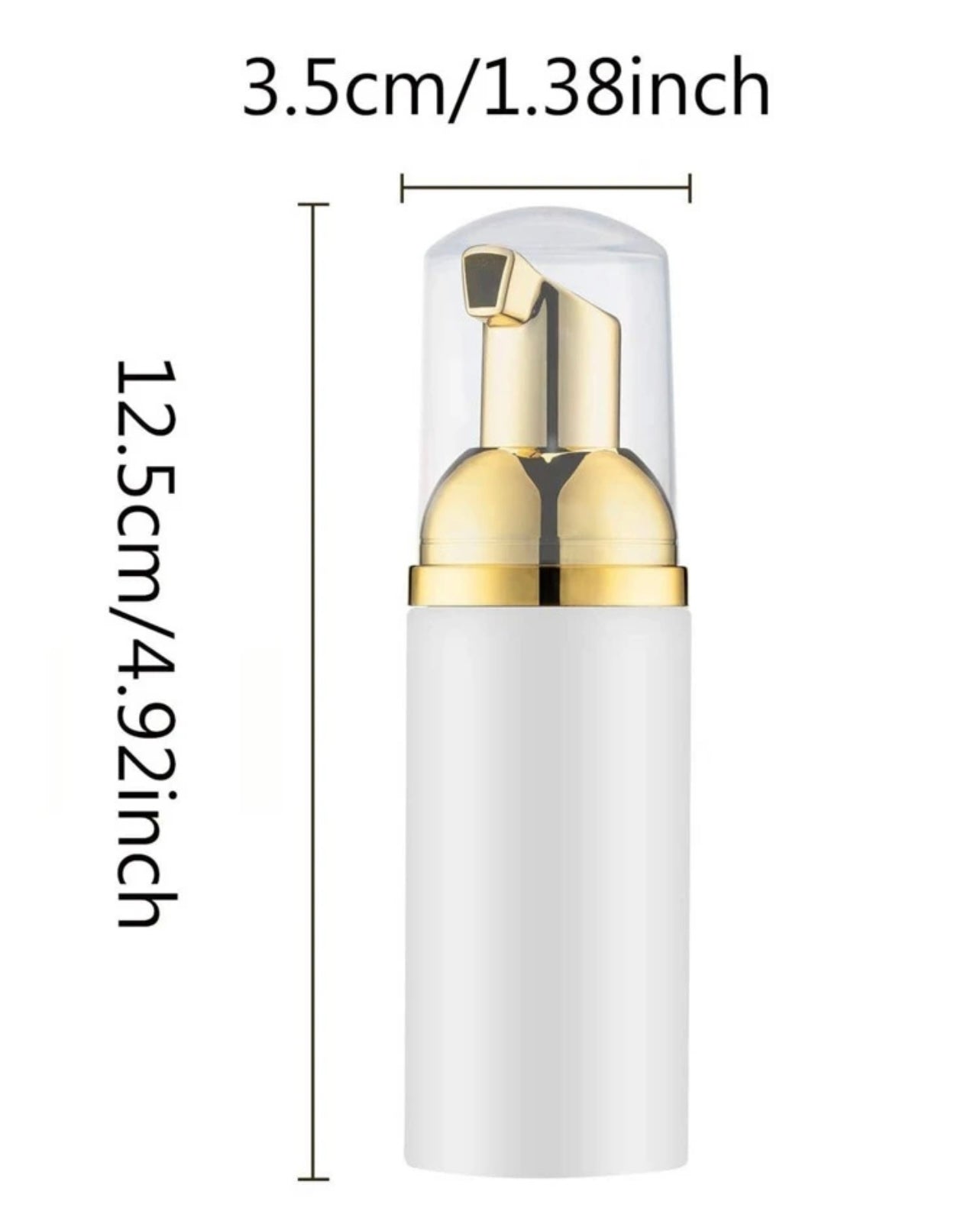 60ml Foam Soap Bottle Empty Travel Foaming Dispenser for Hand Soap,Lash Shampoo,Body Wash
