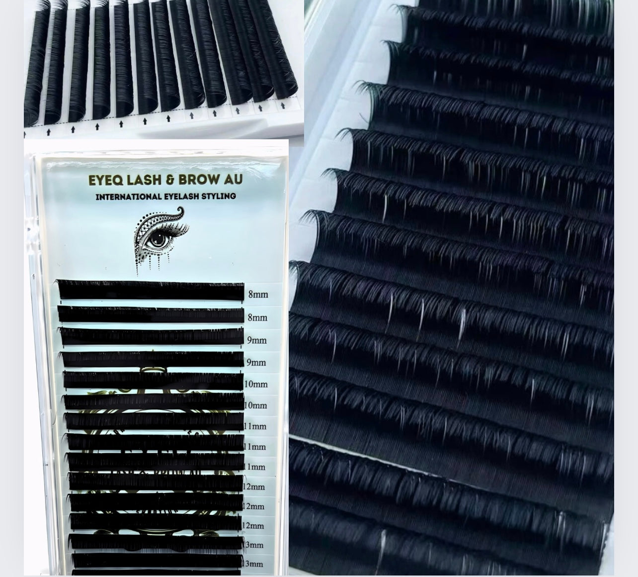 0.5 Individual lashes for Hand made fans 8-14mm