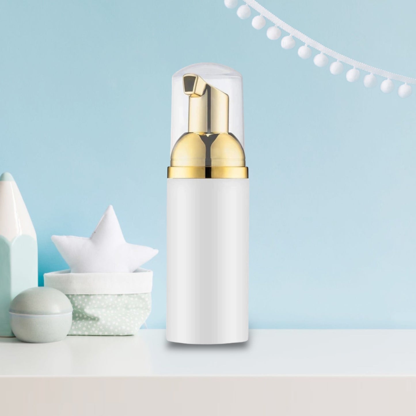 60ml Foam Soap Bottle Empty Travel Foaming Dispenser for Hand Soap,Lash Shampoo,Body Wash