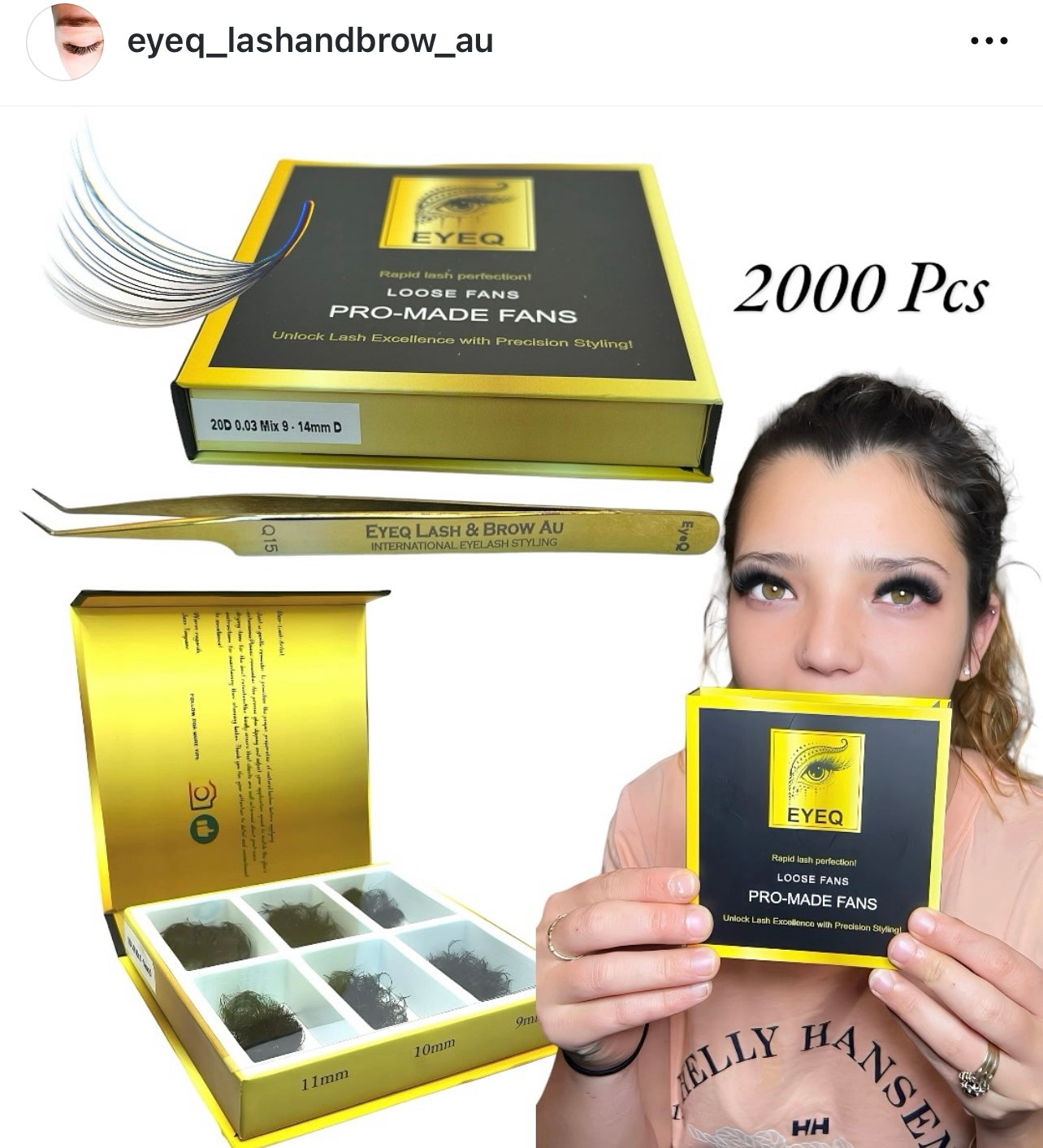 20D Pro-made lashes 0.3 2000pcs