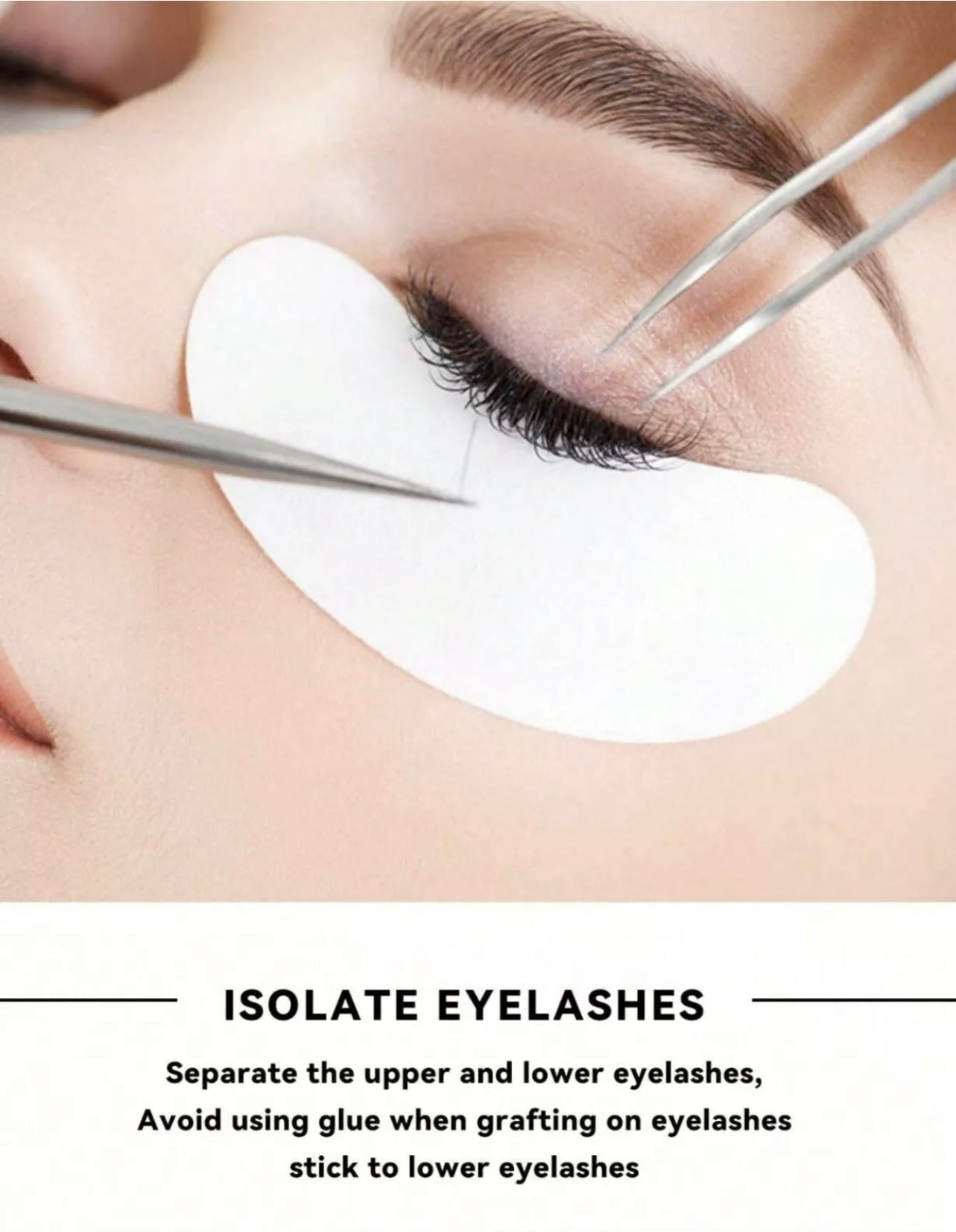 50 pcs Lint free Eyelash Hydrogel Pactch