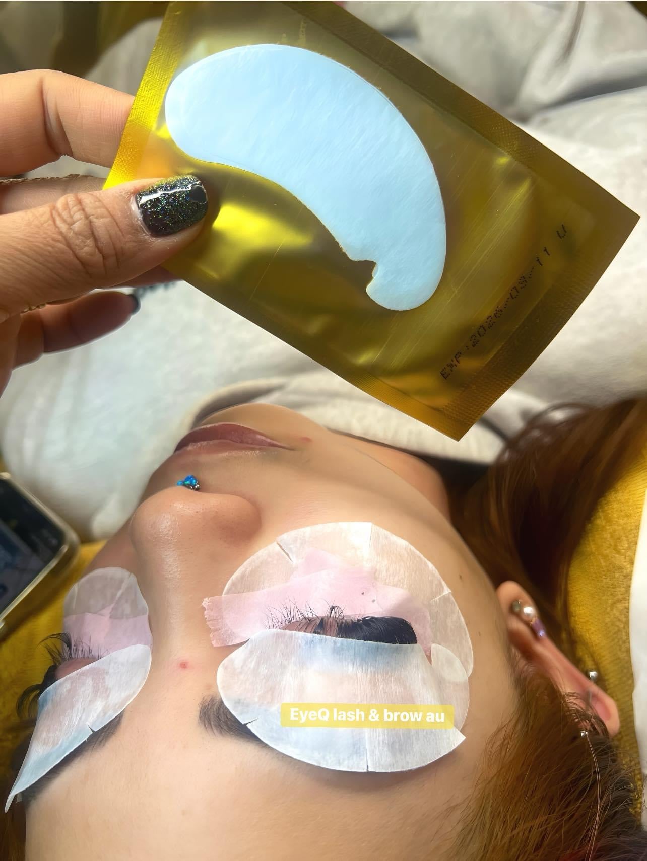 50 pcs Lint free Eyelash Hydrogel Pactch