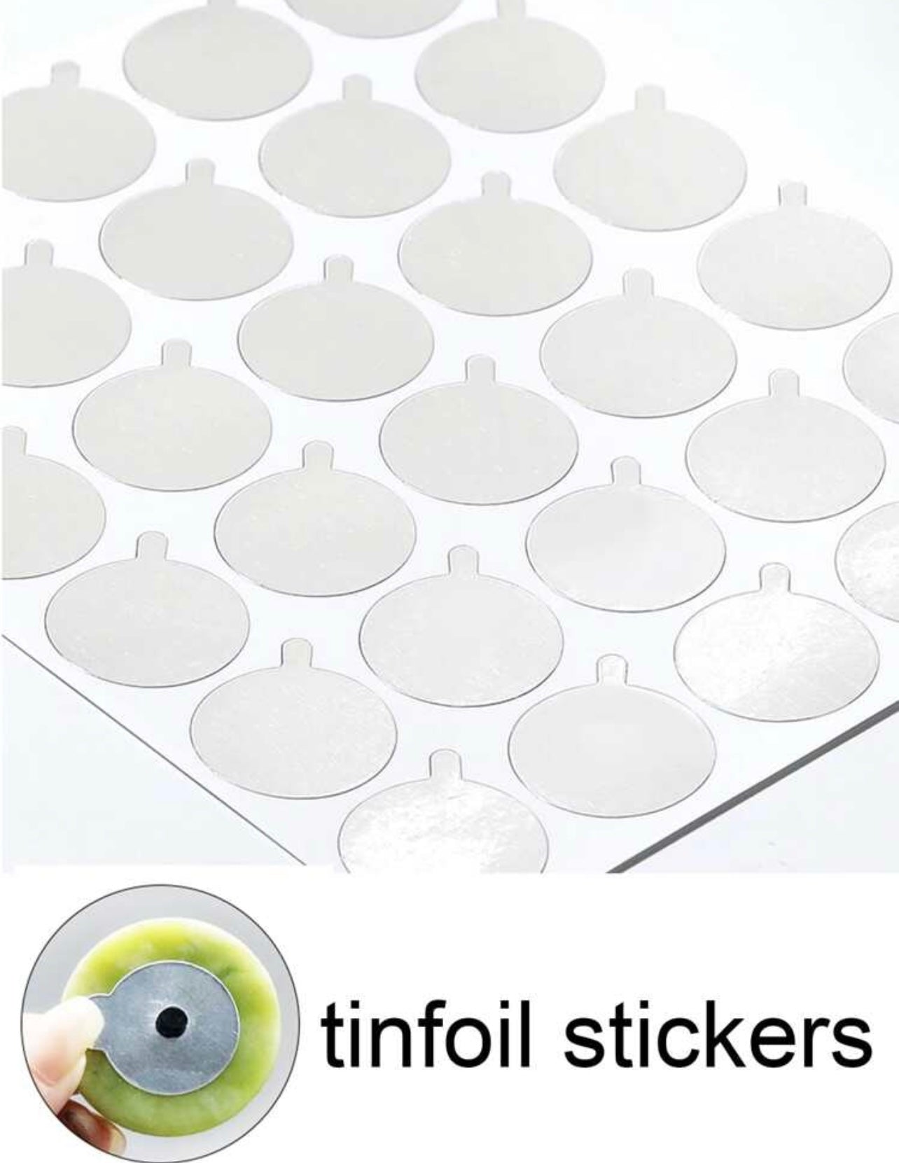 Disposable Eyelash Extension Glue Tinfoil Stickers/Glue Foil Holder Pallet 150pcs