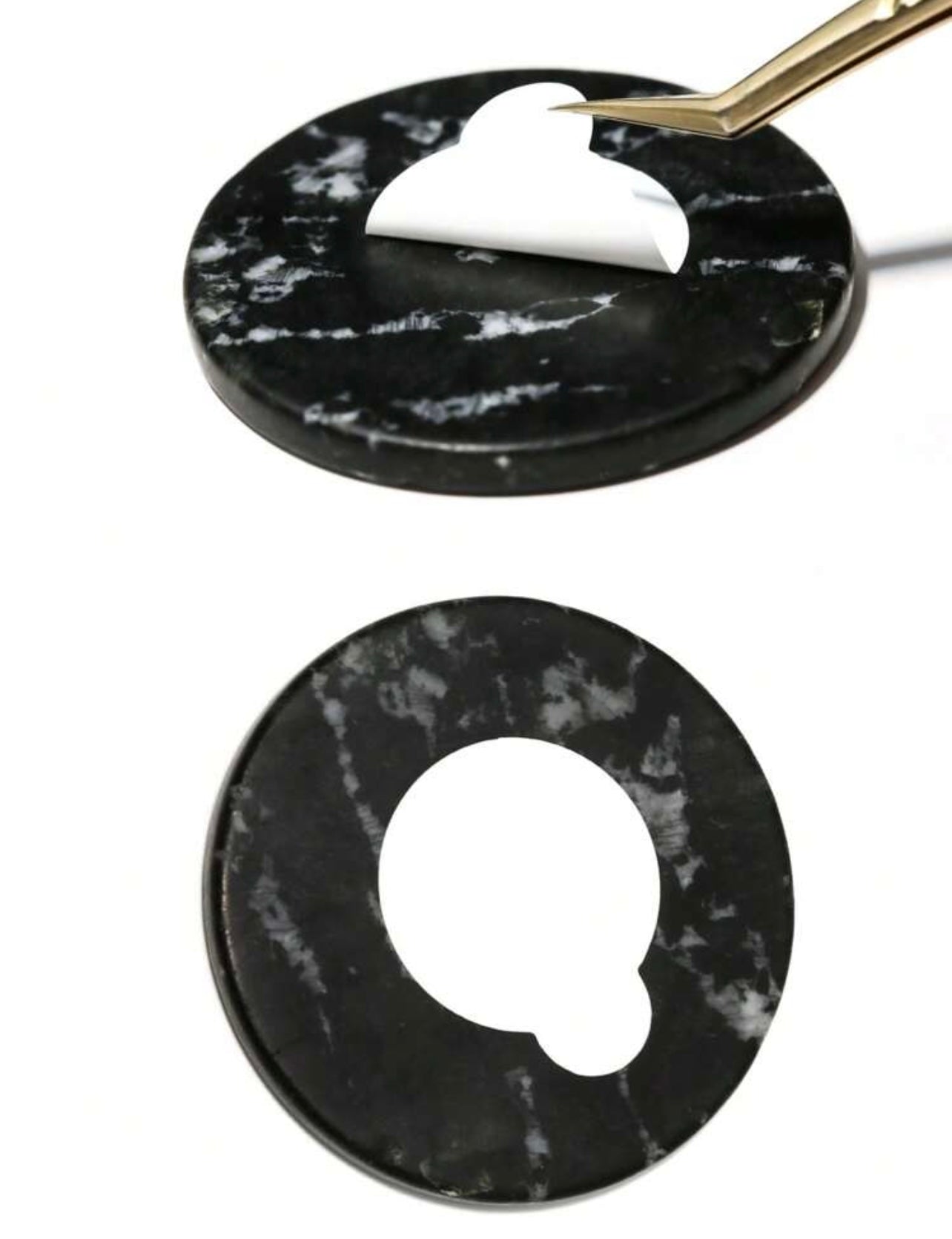Eyelash Glue Jade Stone Palette