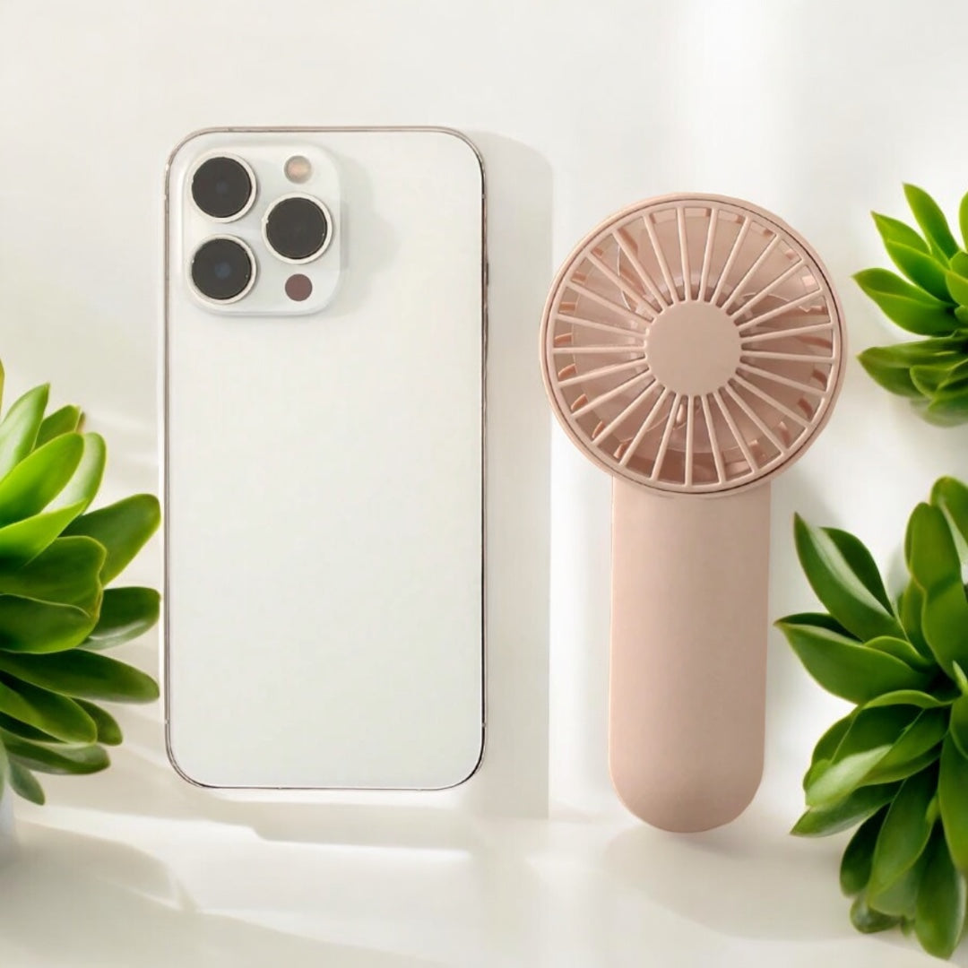 Rechargeable Handheld Mini Eyelash Fan With One Gear Adjustable Speed. 1Pc